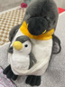 YOUNGDESIGN 母子企鵝公仔毛絨玩具玩偶 企鵝早教布娃娃 女友禮物 灰色 35cm 曬單實(shí)拍圖