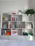 青雀臺【實(shí)木、包安裝、同價(jià)“雙11”】爆款百搭白書(shū)柜落地書(shū)架可定制 四層帶門(mén) 160長(cháng)158高  30深 曬單實(shí)拍圖
