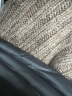 无印良品 MUJI 女式 含牦牛绒羊毛棱纹编织 高圆领宽版毛衣 长袖针织衫 米色 XS-S （155/80A） 实拍图