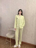 鉑吶苓睡衣女月子服開衫短袖長褲韓版可外穿家居服網(wǎng)紅風(fēng)寬松女家居服 千鳥格家居服【M】 曬單實拍圖