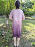 恒源祥媽媽夏裝洋氣高貴雪紡連衣裙2025新款中年長裙中老年女裝夏季裙子 灰藍(lán) 2XL 【建議115-135斤】 曬單實(shí)拍圖