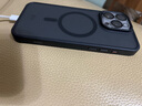 紫米蘋果15手機(jī)殼磁吸iPhone15promax保護(hù)套Magsafe防摔耐刮簡(jiǎn)約 【蘋果15ProMax】Magsafe磁吸殼|黑色 曬單實(shí)拍圖