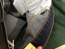 ZARLU  男式寬松蘿卜褲高質(zhì)重磅老爹褲蘿卜牛仔褲工裝牛仔褲老爹褲垂墜錐形 深藍色 XXL 曬單實(shí)拍圖