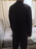 罗蒙外套男皮衣男士春秋季夹克新款皮夹克纯色商务中青年春秋服时尚舒 黑色（常规款） 4XL（170斤-185斤） 实拍图