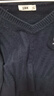 森馬（Semir）毛衣女冬刺繡V領(lǐng)絞花毛衫無(wú)袖襯衫簡(jiǎn)約時(shí)尚氣質(zhì)學(xué)院風(fēng)兩件套藍色調00388M 曬單實(shí)拍圖