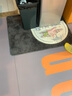 雙喜臨門(mén) 門(mén)墊客廳臥室地墊純色加厚衛浴吸水腳墊衛生間防滑墊 灰色蛋糕絨 80cm*100cm【入戶(hù)門(mén)奢華款】 曬單實(shí)拍圖
