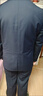 花花公子（PLAYBOY）西服套裝男士休閑西裝正裝感伴郎服衣服小西裝外套男 2扣藏青【單上衣】 2XL 185 【155-170斤】 曬單實(shí)拍圖
