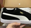 彪马（PUMA）官方鞋子男子轻便板鞋复古经典拼色潮流运动休闲鞋SUEDE 356414 黑色-白色03 40.5 实拍图