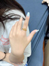 中國黃金（CHINA GOLD）足金皇冠戒指女士新活開(kāi)口可調節指生日禮物送女友老婆教師節禮物 足金戒指 約2.2g 曬單實(shí)拍圖