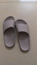 樸西eva室內靜音夏季女士拖鞋軟底涼拖鞋居家浴室洗澡防滑情侶拖鞋女 巖石灰【簡(jiǎn)約大氣】 42-43 曬單實(shí)拍圖