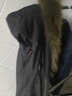 比菲力（BEVERRY）派克服男海寧皮草內膽冬季款外套派克大衣潮 黑殼綠色毛 L 曬單實(shí)拍圖