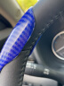 米将汽车方向盘套四季通用小米SU7P宝马奥迪碳纤维纹卡套防滑保护把套 蓝色/卡套【碳纤维】 车型通用 实拍图