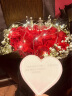 花递鲜花速递33朵红玫瑰花束生日礼物送女生全国同城配送|P62 实拍图