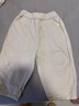 嘟嘟家兒童褲子春裝洋氣男童工裝褲春季女童運動(dòng)褲春款寶寶童裝潮vip 米白色 90 曬單實(shí)拍圖