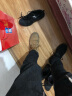 MONACWE马丁靴男士韩版中帮短靴子工装雪地棉鞋加绒复古英伦二层猪皮靴潮 驼色 39 实拍图