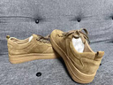 西域駱駝（VANCAMEL）翻毛工裝鞋男款秋季透氣休閑皮鞋男牛皮反絨厚底內增高低幫板鞋潮 棕色主圖款 8003 42 曬單實(shí)拍圖