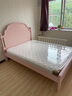 奇妙童年兒童床女孩公主床女生單人床1.5米帶護欄現代簡(jiǎn)約奶油風(fēng)小戶(hù)型床 實(shí)木單床粉色 1200mm*1900mm 曬單實(shí)拍圖