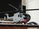 ZHIOC186像真遙控直升機BO105四通道武裝飛機高端航空模型成人玩具 BO105灰色【雙電30分鐘】 曬單實(shí)拍圖