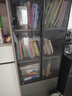 波克夏家具家具屋 包安裝】玻璃書柜帶門展示柜客廳儲物柜書柜落地一體靠墻 60cm長雙門雙抽【灰色 可定制 曬單實拍圖