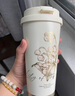 DICAZEE高顏值鈴蘭花保溫杯禮盒便攜隨行咖啡杯水杯七夕情人節(jié)禮物教師節(jié) 【鈴蘭瓷內(nèi)膽】象牙白500ml 曬單實拍圖