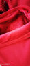 法国KJ加绒加厚保暖打底衫女冬季修身半高领针织衫纯色毛衫大码保暖内衣 酒红 XXXL 实拍图