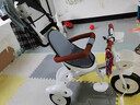 永久兒童三輪車兒童車1-3歲兒童腳踏車寶寶三輪車可推可騎兒童腳踏車 永久 【童話精靈】 離合鈦空輪 頭等艙座椅 曬單實(shí)拍圖