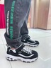 Skechers斯凱奇兒童鞋女童學步鞋春秋款透氣柔軟小童黑白熊貓鞋80588N 男童-黑色-白色BKW 單層 25 曬單實拍圖