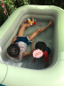 赟娅家用儿童游泳池大型充气可折叠成人户外自动充气室内生日礼物 乐享【莫冰绿带滑梯】2.1米 实拍图