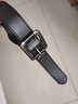 暢印 ins港風(fēng)酷皮帶男潮流年輕人學(xué)生韓版百搭簡(jiǎn)約褲腰帶女韓國個(gè)性黑 黑色 100厘米 曬單實(shí)拍圖