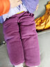 迪士尼（Disney）女童棉褲超厚女寶寶一條過(guò)冬褲子兒童外穿冬季三層加絨加厚保暖褲 紫色 三層加絨加厚 120 建議115cm左右 曬單實(shí)拍圖