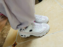 Skechers斯凱奇自營兒童奶茶熊童鞋秋冬女童運(yùn)動(dòng)鞋大童跑鞋熊貓鞋302526L 曬單實(shí)拍圖