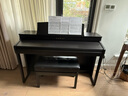 卡瓦依（KAWAI）電鋼琴木質(zhì)鍵盤(pán)重錘88鍵CA系列立式高端專(zhuān)業(yè)考級演奏成人家用鋼琴 CA401(CA28G升級款)+琴凳禮包 曬單實(shí)拍圖