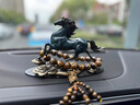 紫杉堡汽車(chē)擺件馬到成功純銅高檔中控臺車(chē)內飾品創(chuàng  )意車(chē)載裝飾品擺件 全銅平步青云+招財貔貅虎眼石 汽車(chē)擺件 曬單實(shí)拍圖