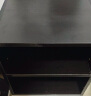 雅美乐书柜 自由组合桌上小书架 双层收纳柜子 黑胡桃色  实拍图