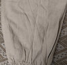 安婭詩(shī)棉麻女裝秋季文藝范禪意茶服砂洗亞麻休閑褲女寬松改良燈籠褲束腳長(zhǎng)褲子 麻本色 M 曬單實(shí)拍圖