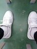 愛(ài)洛斯汀堡 鞋子男港風(fēng)氣墊運動(dòng)鞋男韓版學(xué)生學(xué)院情侶休閑跑步鞋女球鞋男鞋 XS222白灰 44【標準尺碼】 曬單實(shí)拍圖