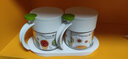 茶花（CHAHUA）茶花玻璃調(diào)料盒調(diào)料罐調(diào)料組合鹽罐調(diào)味罐調(diào)味料罐子調(diào)味瓶密封 【綠色2個(gè)裝】玻璃調(diào)味罐帶勺 曬單實(shí)拍圖
