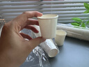 威爾基試喝杯20ml試飲杯50ml一次性品鑒杯小杯子小紙杯迷你品嘗杯試吃杯 【200只裝】白色試飲杯50ML 曬單實拍圖