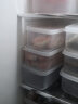 家の物语（KATEI STORY）日本进口冰柜冰箱冷冻室层速冻收纳盒整理神器储物保鲜盒子食品级 长款1.1L（三个装） 实拍图