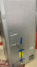 海尔（Haier）462升变频风冷无霜十字双开门冰箱阻氧干湿分储精细分储大容量橱装一体彩晶面板BCD-462WDCI 实拍图