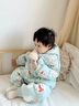 迪士尼品牌嬰兒羽絨服爬服加厚冬季新衣服新生兒連體衣抱服寶寶外出棉服 綠 90cm 曬單實(shí)拍圖