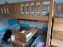 子航（ZH） 上下床实木儿童床男孩女孩双层床带书桌成人上下铺子母床 橡木色学习桌梯柜款 上铺115下铺135 实拍图