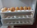 百露雞蛋盒收納盒冰箱用側門(mén)收納神器放雞蛋的盒子翻轉雞蛋格蛋架托盤(pán) 大號四層 曬單實(shí)拍圖