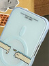 CARE CASE藍色邊框好奇覓食貓咪磁吸手機殼 適用于蘋(píng)果iPhone17 16 15 14 Pro Max 原創(chuàng  )設計 防摔獨立按鍵 好奇覓食貓咪藍框磁吸手機殼 iPhone 16 pro 曬單實(shí)拍圖