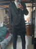 休塔（SUITUP ）【高品質(zhì)】西服男套裝雙排扣高級感紳士西裝男結婚禮服正裝三件套 雙排佩納墨黑【上衣+馬甲+褲子】 2XL 【52A】 下單可備注褲子碼數 曬單實(shí)拍圖