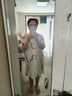 貓人【抑菌防螨】女士睡衣女純棉100%棉中式睡裙開衫可外穿夏季家居服 曬單實(shí)拍圖