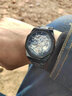 光邁鏤空手表男全自動(dòng)機械表復古商務(wù)經(jīng)典鋼帶螺鸚鵡防水時(shí)尚潮牌腕表 黑殼黑面 曬單實(shí)拍圖