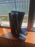回力雨鞋男女中高筒雨天防水鞋防滑雨靴戶(hù)外釣魚(yú)工作套鞋趕海鞋HXL807 黑色高筒 45 曬單實(shí)拍圖