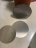 奧倍高厚2mm毫米304不銹鋼圓板圓片圓盤圓環(huán)墊片直徑50mm-500mm切割定制加工可打孔定做 直徑150mm*厚度2mm(1件) 曬單實(shí)拍圖