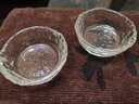 karphome日本進(jìn)口津輕初雪杯品茗杯鳴門杯清酒杯威士忌酒杯錘紋玻璃水杯 初雪品茗杯 40ML(單只裝) 曬單實(shí)拍圖